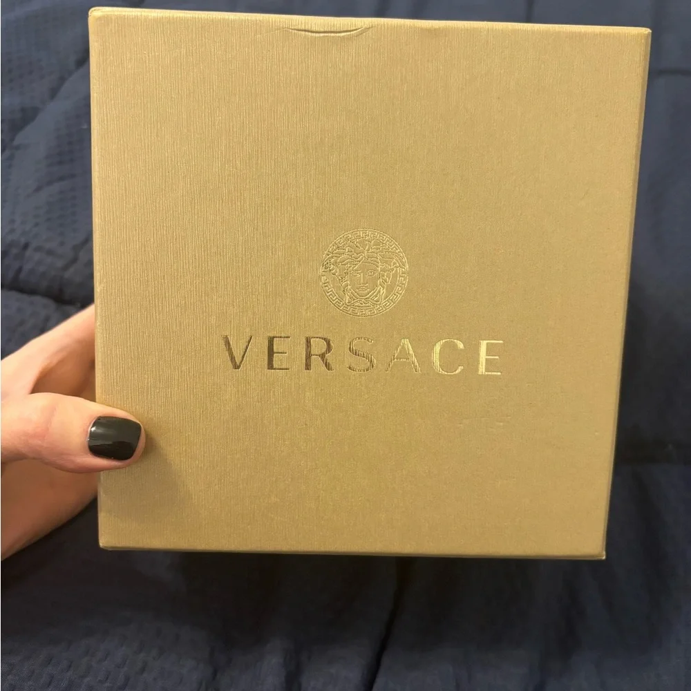 Versace women’s Gold and Silver Mesh Watch new with box